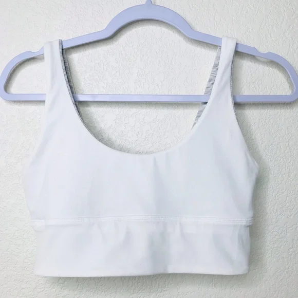 LULULEMON Align Reversible Bra White/Wee Are From Space Nimbus Battleship - Picture 12 of 14